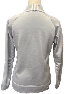 Adidas Women's Gray Full-Zip Jacket Size M - 0