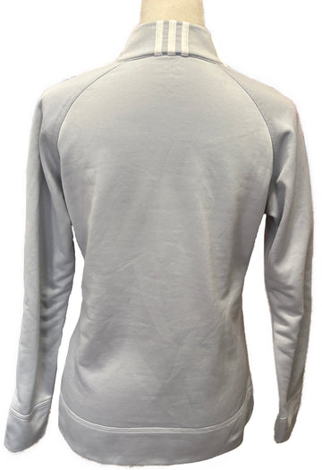 Adidas Women's Gray Full-Zip Jacket Size M - 0