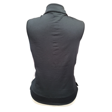 Chase 54 Pale Pink & Gray Mesh Sleeveless Top w/ Logo Size L - 0