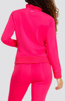 New Tail Activewear Poppi Zip Front Jacket - Vivid Pink MSP$84-2