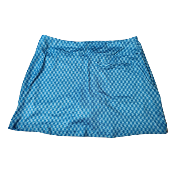 Nike Golf Turquoise Check Print Size M