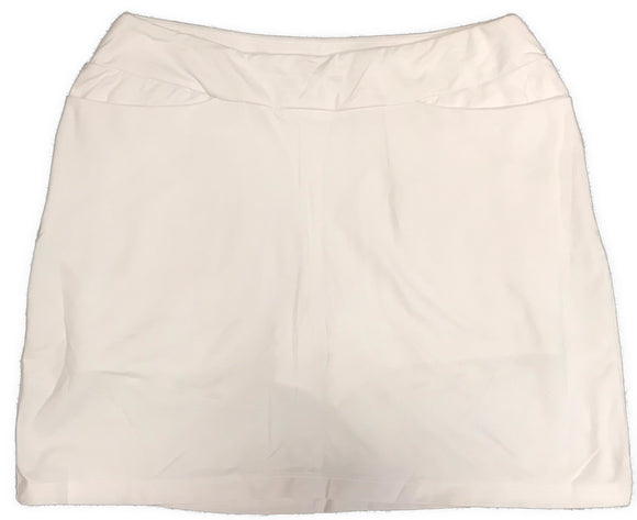 New Taylor Jordan 17.5" Solid White Golf Skort MSP$85