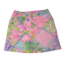 Lilly Pulitzer Luxletic Pink Floral Pull-on Golf Skort Size 10 MSP$98-1