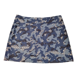 New, Jofit Navy Blue skort w/ light blue and white pattern, MSP $90, Size 16 - 0