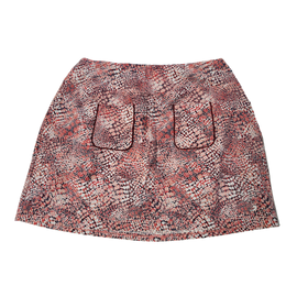 New Foray Golf Abstract Animal Patch Pocket Skirt MSP$160 - 0