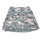 Lucky in Love Blue Turquoise Splatter Camo Print Skort Size L MSP $107-1