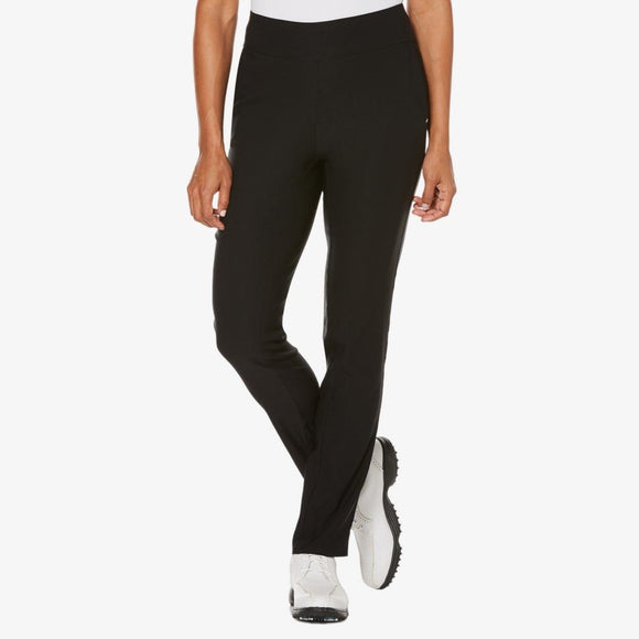 PGA Tour Women's Black 31" Pull-on Golf Pants Size L