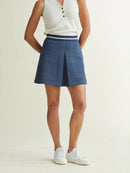 New A.Putnam Navy Print Rita Golf Skort Size M MSP$165-1