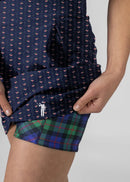 New William Murray Navy Cocktail Spinner Skirt Size L MSP$88-3