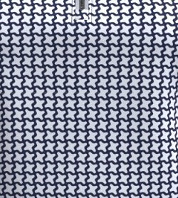 GGBlue Elina Ice Sleeveless - Navy Houndstooth Size L MSP$84 - 0