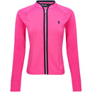 New Ralph Lauren RLX Women's Pink Stretch Jersey Jacket Size L MSP$148-1