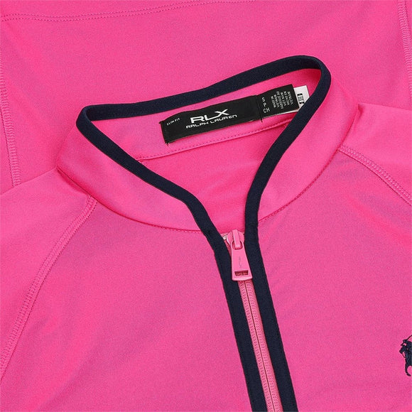 New Ralph Lauren RLX Women's Pink Stretch Jersey Jacket Size L MSP$148