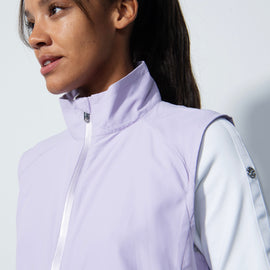 New Daily Sports Women's Violet Golf Wind Vest Size L MSP$100 - 0