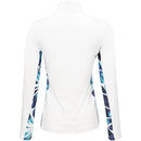 New Lohla Sport White Desiree Long Sleeve Zip Mock Golf Top Size L MSP$140-2