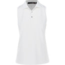 Ralph Lauren RLX Women's White Sleeveless Tournament Golf Polo Size L MSP$90-1