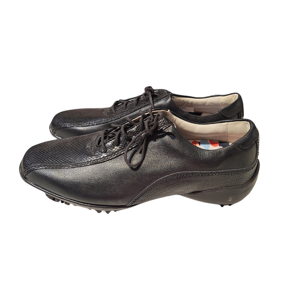 New Women's Footjoy Black Lopro Soft Spiked Golf Shoe Size 8