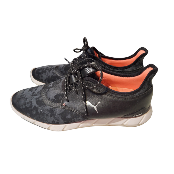 Women's Puma Black Ignite Spikeless Sport Floral Golf Shoes Size 9 MSPO$98