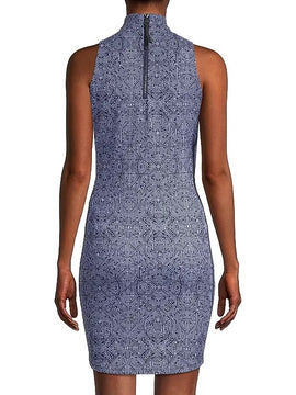 New Greyson Navy Sleevelkess Labrinth Nova Golf Dress Size S MSP$220 - 0