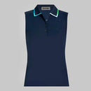 New G/Fore Women's Silky Nylon Twilight Sleeveless Golf Polo MSP$110-1
