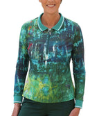 New Famara Women's Long Sleeve Art Top Size S MSP$99-1