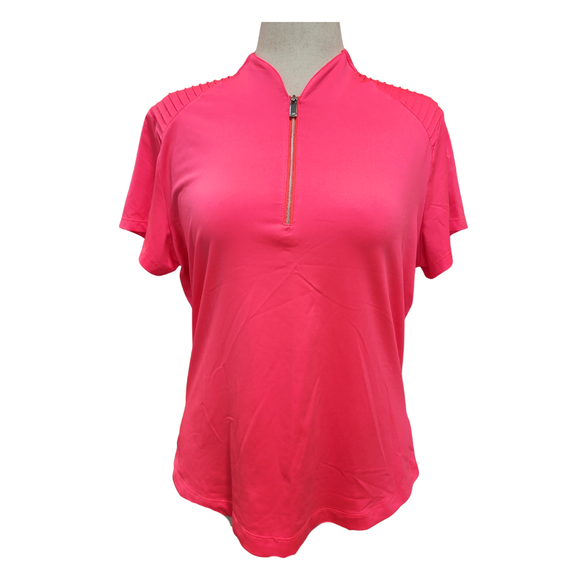 Tail Hot Pink 1/4 Zip Funnel Polo Size XL MSP $89