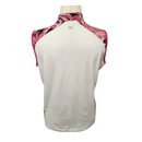 Tail Magenta, White & Black Floral Print Funnel Polo Size XL MSP $89-2