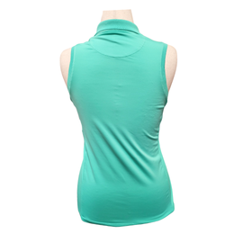 Magnolia Lane Women's Green Sleeveless Masters Polo Size XL - 0
