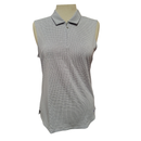 New Puma Women's Lavender Checker Sleeveless Golf Polo Size XL MSP$55-1