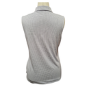 New Puma Women's Lavender Checker Sleeveless Golf Polo Size XL MSP$55-2