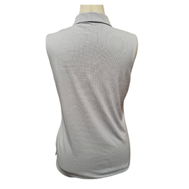 New Puma Women's Lavender Checker Sleeveless Golf Polo Size XL MSP$55 - 0