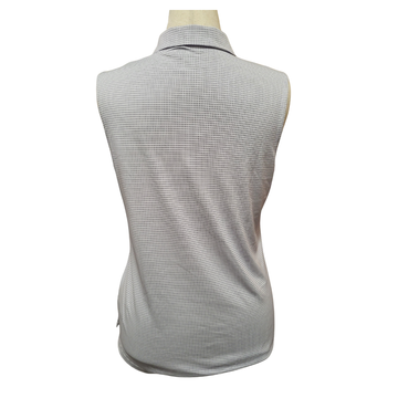New Puma Women's Lavender Checker Sleeveless Golf Polo Size XL MSP$55 - 0