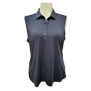 Dunning Golf Women's Navy Sleeveless Polo Size XL MSP$88