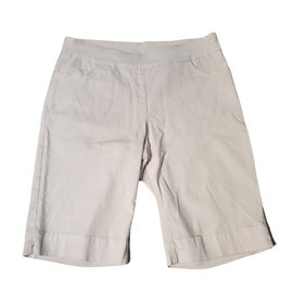 Slimsation Women's White Pull-on Golf Shorts Size 10 MSP$55 - 0