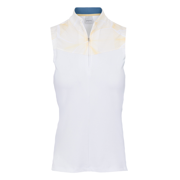 New Dunning Ann Jersey Performance Sleeveless Polo Size M MSP $88