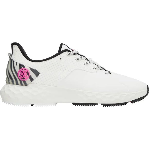 G/Fore Women's MG4+ White Perforated Zebra Accent Golf Shoes Size 9 MSP$225