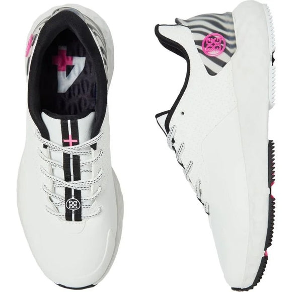 G/Fore Women's MG4+ White Perforated Zebra Accent Golf Shoes Size 9 MSP$225