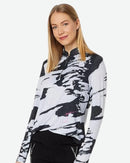 Jamie Sadock Women's Sunsense Snakeskin Long Sleeve Golf Top Size L MSP$98-2