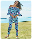 Lilly Pulitzer Calla Navy Pineapple Paradise Jumpsuit Size S MSP$188-1