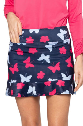 New Golftini Women's Butterfly Ruffled Skort - Short Size S MSP$128 - 0