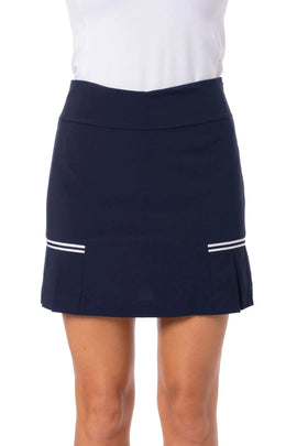New Golftini Women's Navy Blueberry Pleated Skort Size 8 MSP$125 - 0