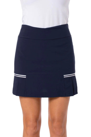 New Golftini Women's Navy Blueberry Pleated Skort Size 8 MSP$125 - 0