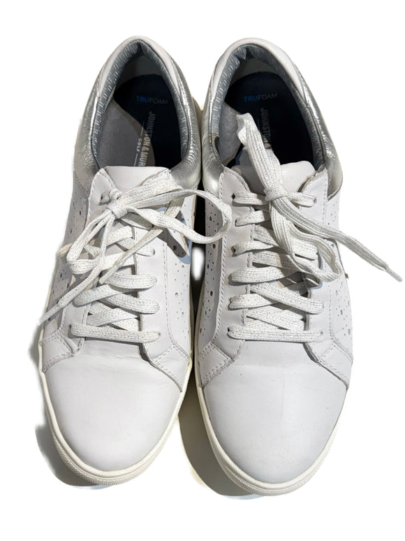Johnston & Murphy Women's Madson Perforated White Golf Shoe Size 9