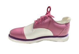 Stroll Golf Women's White & Fuchsia Classic Golf Shoes Size 9 MSP$150