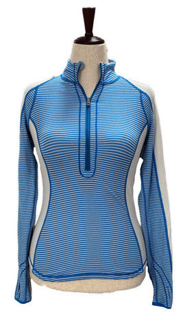 Lululemon Blue & White Reversible Women's Pullover Size 6