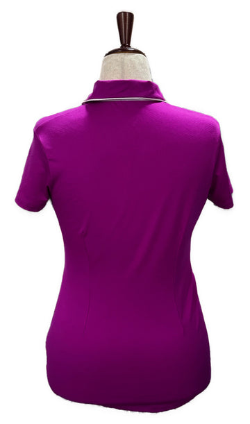 Women's Jofit Orchid Zip Golf Top Size S - 0