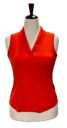 EP Pro Orange Women's Sleeveless Golf Top Size S