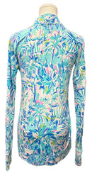 Lilly Pulitzer Cassi Popover in BLue Ibiza Cabana Cocktail Size XS MSP$128-4