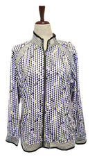 Tail 360 Women's Purple, WHite & Black Print Jacket Size XL-1