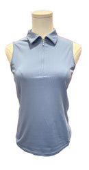 Golftini Solid Sleeveless Polo Size XS MSP $98-1
