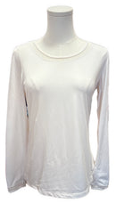 Golftini White Long Sleeve Workout Tee w. Mesh Size S MSP $148-1